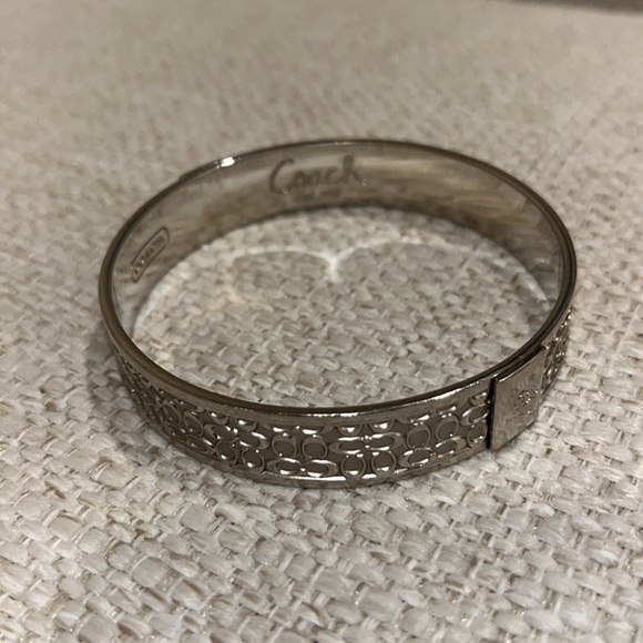 Coach Jewelry Coach Silver Bangle Bracelet Poshmark